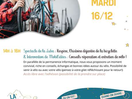 Spectacle et intervention autour du vélo