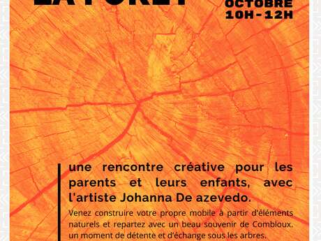 Repenser la forêt - atelier artistique de Johanna de Azevedo