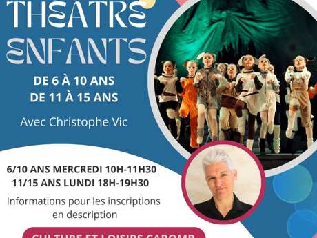 Cours de théâtre enfants et ados