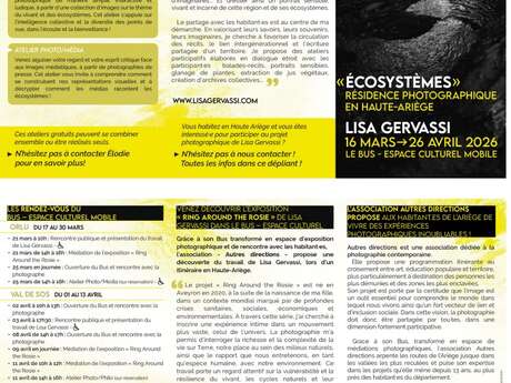 Le Bus-espace-culturel and photographer "Lisa Gervassi