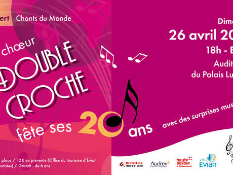 Le Chœur Double Croche fête ses 20 ans