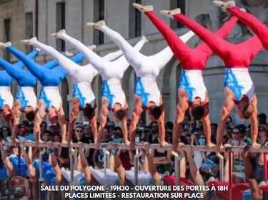 Gymnastikvorführung der Pariser Feuerwehr