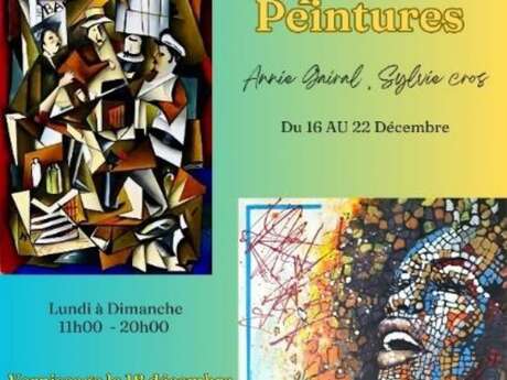 Exposition de peintures Tout en Couleurs Du 16 au 22 déc 2024