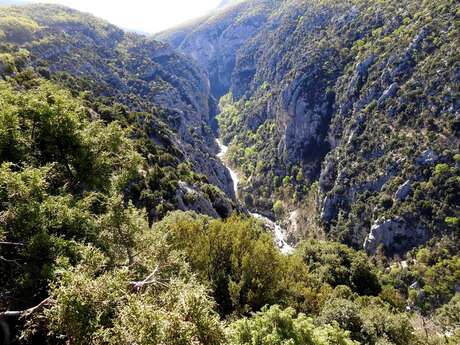 LA PALUD SUR VERDON - Le Bastidon en  aller retour