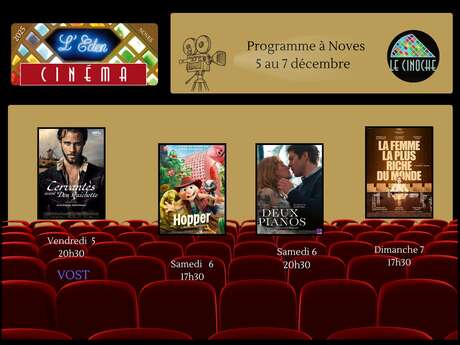 Programme Cinéma de L'Eden