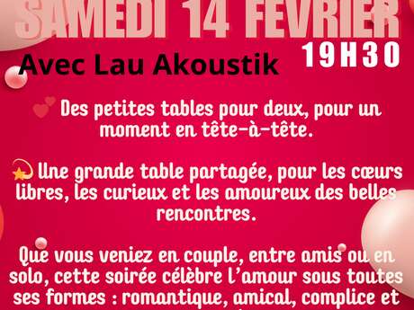 Concert Lau Akoustik pour la Saint Valentin