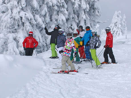 Cours collectif de ski alpin - ESF