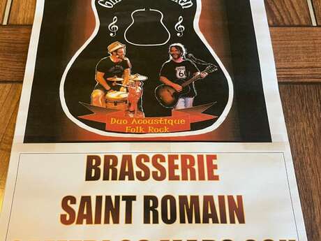 Concert duo accoustique "Gillou & Emilien" à la Brasserie Saint Romain