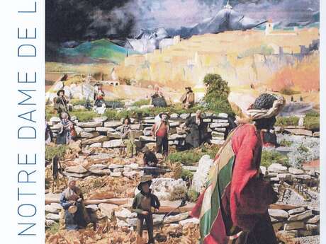 Crèche de Noël à Sault