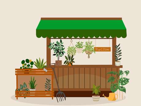 Marché aux plantes