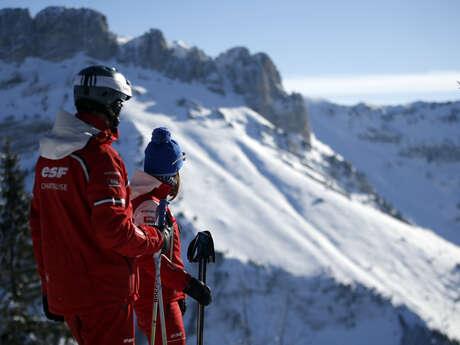 Randonnée nordique avec l'ESF Chartreuse