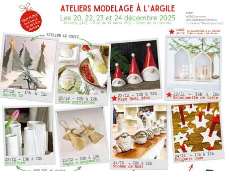 Stages créatifs de Noël