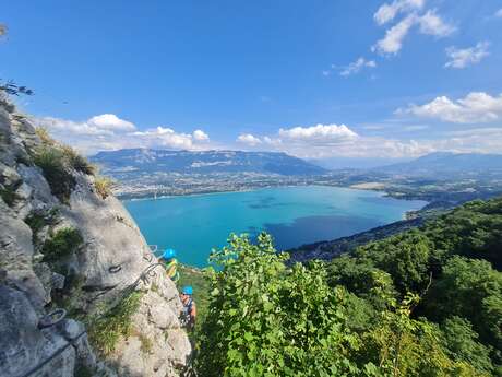 Via ferrata avec Vertes Sensations