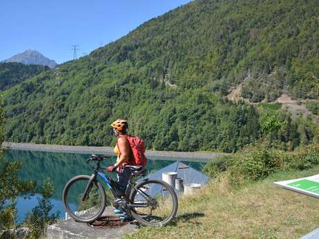 Met de e-bike rondom het meer van Verney