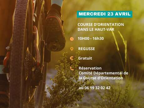 Course d'orientation dans le Haut-Var