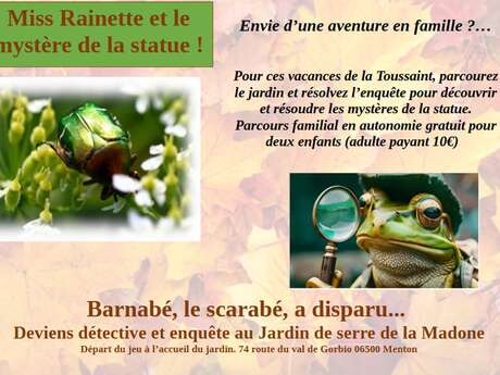 Miss Rainette e il mistero della statua! Avventura in famiglia