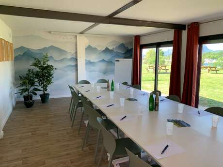Conteneur-Event : salle de séminaire des Lodges de la ViaRhôna