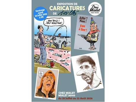 Exposition de caricatures de Nav