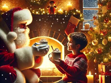 Goûter avec le Père-Noël
