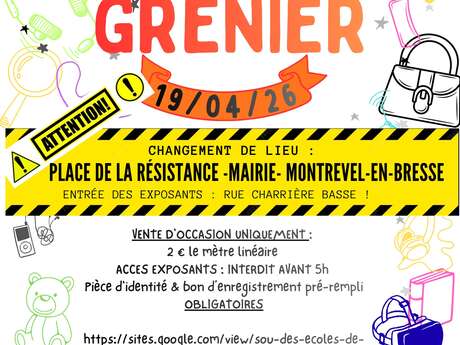 Vide-greniers du Sou des Ecoles de Montrevel-en-Bresse