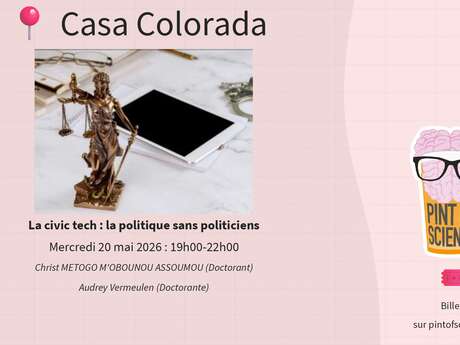 La civic tech : la politique sans politiciens - Pint of Science 2026
