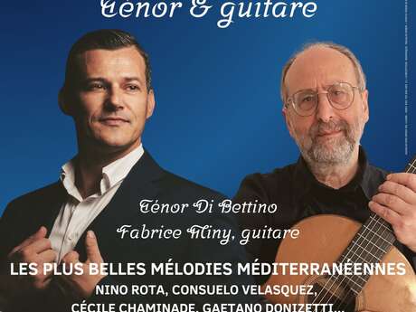 "Voyage en Méditerranée : Ténor et guitare" par le Ténor Di Bettino et Fabrice Miny