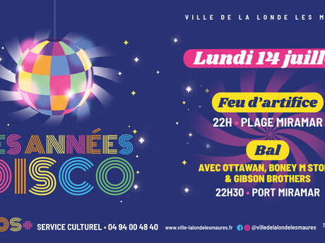 Feu d'artifice du 14 juillet et concert