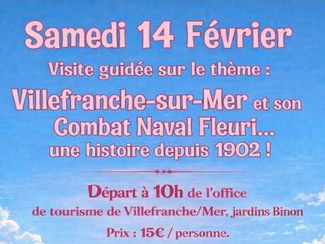 Guided tour of Villefranche as part of the Flower Parade on the Sea