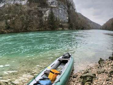 Canoë kayak avec Randovive : les carrières de Pierre Blanche