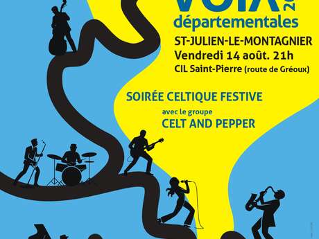 Concert : Celt and pepper - musique celtique | Les Voix départementales