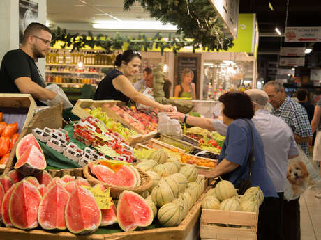 Les Halles gourmandes, livraisons et service de retrait