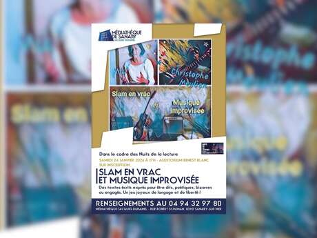 Slam en vrac et musique improvisée