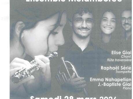 Concert flûte traversière, trompette et piano