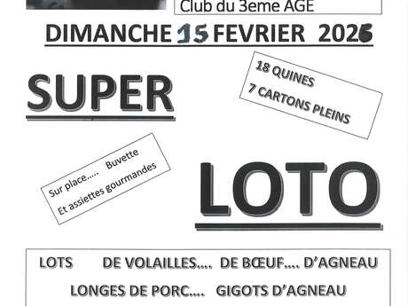 Super Loto, Club du 3ème âge
