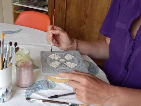 Initiation à la lave émaillée | Empreinte de lave