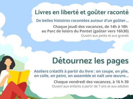 Atelier "Détournez les pages" à la médiathèque Atelier "Détournez les pages" à la médiathèque