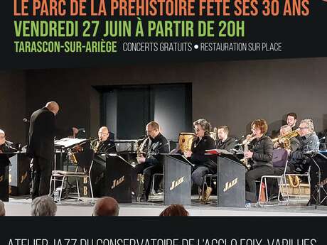Concert at the Parc de la Préhistoire