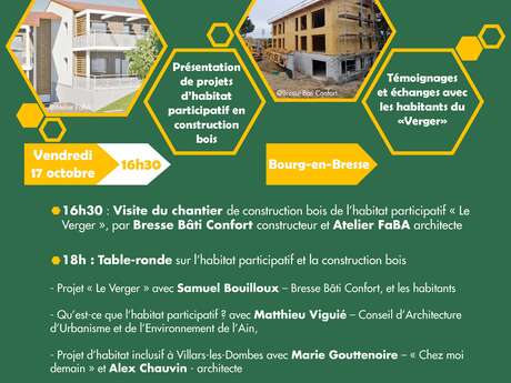 HABITER BOIS - Visite d'un chantier d'habitat participatif en construction bois et table-ronde "Habitat participatif en bois : construire et innover ensemble"