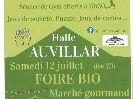 Soirée jeux et Foire Bio gourmande