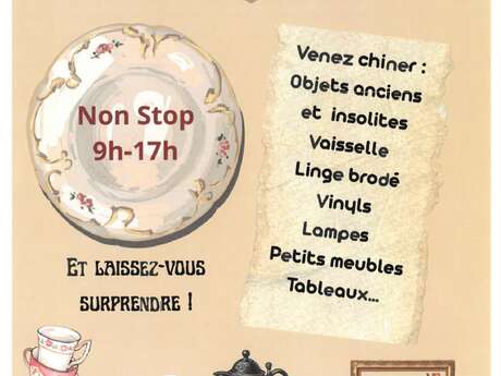 1ère brocante de la Boutique solidaire du Haut-Pilat