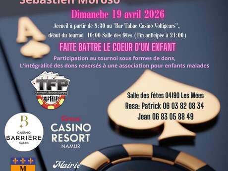 Poker Tournoi caritatif Sébastien Moroso