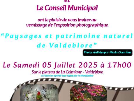Vernissage Paysages et patrimoine naturel de Valdeblore