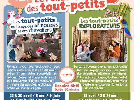 Le rendez-vous des tout-petits : "Au temps des princesses et des chevaliers"