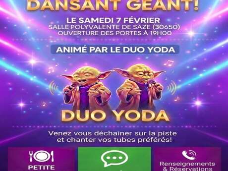 Karaoké dansant géant