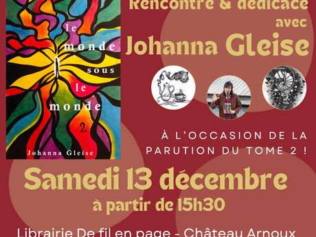 Rencontre et dédicaces avec Johanna Gleize