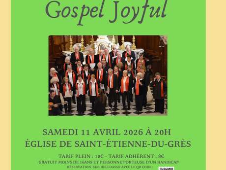 Frühlingskonzert „Gospel Joyful” in der Kirche St. Etienne du Grès