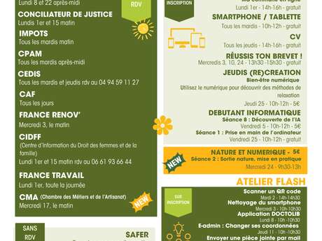 Atelier numérique : Bien être et santé