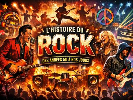 Histoire du rock des années 50 à aujourd'hui