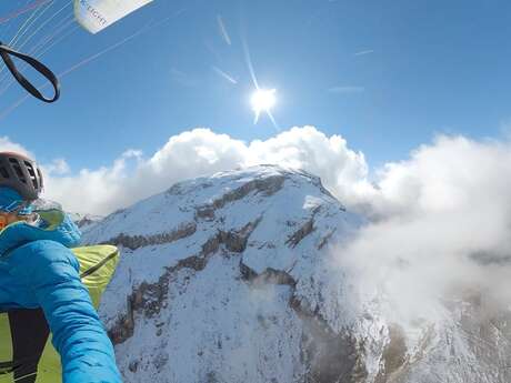 " La Traver'ciel " Compétition de marche et vol en parapente