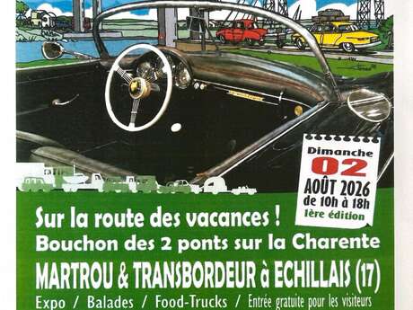 Stau an den beiden Brücken über die Charente